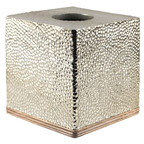 silver metal tissue box covers|boutique tissue box covers.